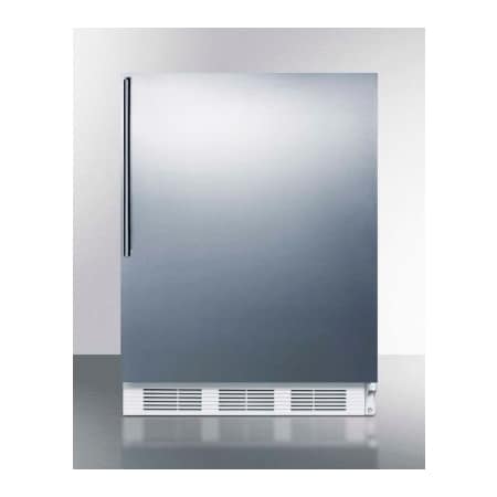 Summit Appliance Div. Summit-ADA Compliant Built-In Undercounter Refrigerator-Freezer, 5.1 Cu. Ft, 24"W CT661WBISSHVADA